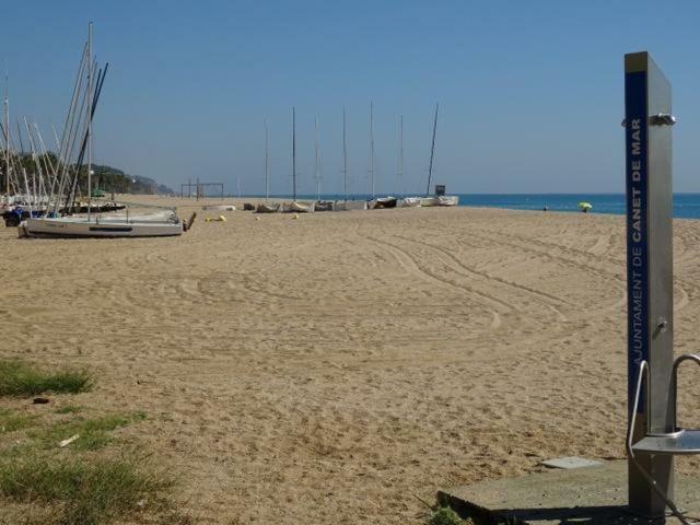 Duplex En Frente De La Playa Al Lado De Barcelona Lägenhet Canet De Mar Exteriör bild